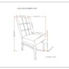 Ezra - Deluxe Dining Chair (Set of 2) - Stone Gray - Image 9
