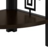 Bookshelf, Bookcase, Etagere, Corner, 4 Tier, For Office, Transitional - Espresso - Image 7