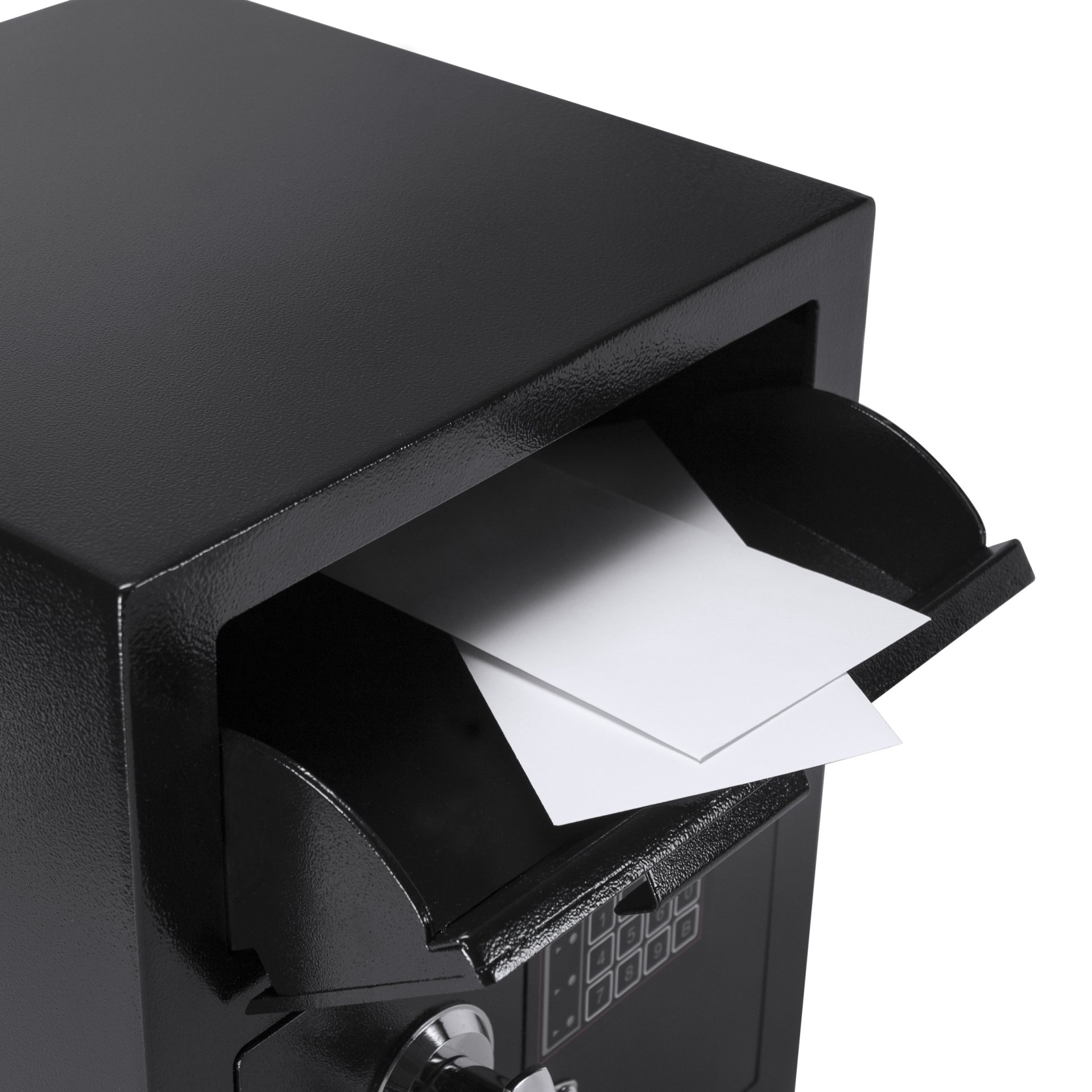 0 72 Cu Ft Keypad Depository Safe - Black - Image 6