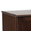 Draper - Mid Century Sideboard Buffet And Wine Rack - Medium Auburn Brown - Image 3
