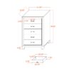 Soluto - King Bedroom Set Dark - Black / Gray - Image 6