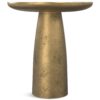 Dominique - Cast Aluminum Side Table - Brown - Image 3