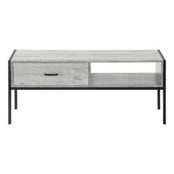 TV Stand, Console, Media Entertainment Center, Storage Drawer, Contemporary & Modern - Gray