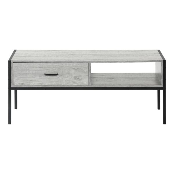 TV Stand, Console, Media Entertainment Center, Storage Drawer, Contemporary & Modern - Gray