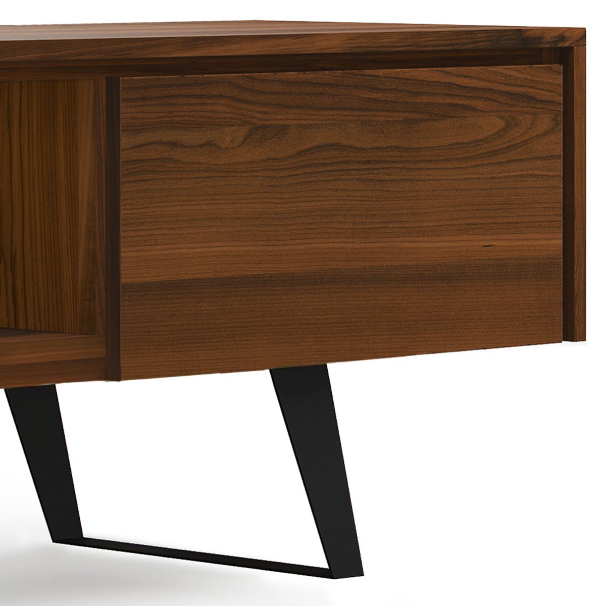 Lowry - Handcrafted TV Media Stand - Walnut - Image 8