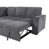 Melody - Sectional Sofa With Pullout Bed Feature - Gray - Image 6