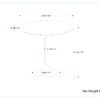 Osborne - Round Dining Table - White / Copper - Image 7