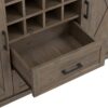 Ela - Sideboard With Wine Storage - Smoky Brown - Image 4