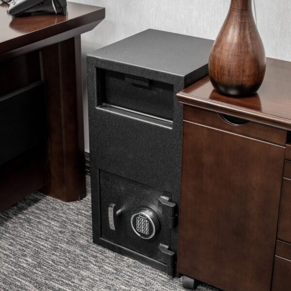 1 72 Cu Ft Keypad Depository Safe - Black