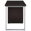 Reversible Office Computer Desk With 3 Drawers - Cappuccino - Image 9