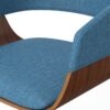 Lowell - Adjustable Swivel Bar Stool - Blue - Image 7