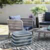 Santiago - Outdoor Conversation Chair - Slate Gray - Image 8