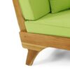 Outdoor Expandable Daybed & Cushions - Teak - Image 13
