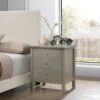 3 Drawer Nightstand - Silver Champagne - Image 5