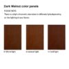 6 Shelf Lighted Corner Curio Cabinet With Adjustable Tempered Glass Shelves And Mirror Back (E26 Light Bulb Not Included) - Walnut - Image 13
