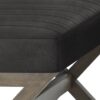 Salinger - Large Ottoman Bench - Distressed Black - Image 6