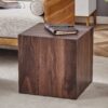 Luxurious Wood Grain Coffee Table Elegant Design For Living Room - Walnut - Image 2