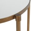 Bedford - Oval Mirror Accent Table - Antique Bronze - Image 6