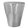 Drum Accent Side Table, Contemporary, Elegant Design - Chrome - Image 9