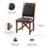Lancaster - Dining Chair Upholstery - Chocolate - Image 6