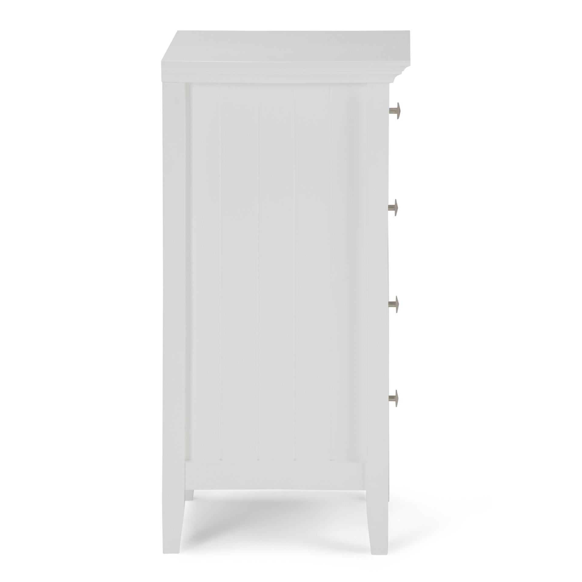 Acadian - Four Drawer Floor Storage Cabinet - Pure White - Image 4