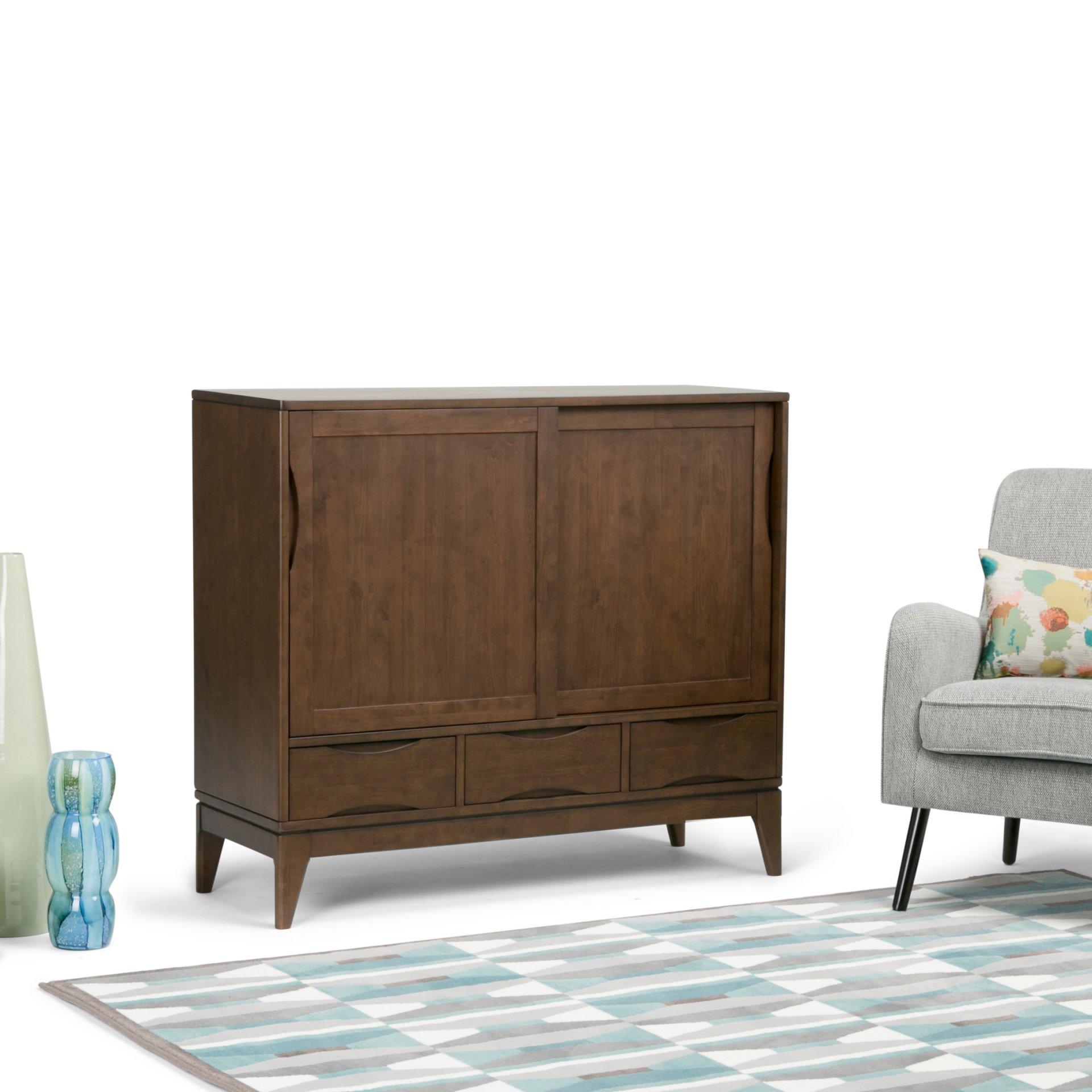 Harper - Medium Storage Cabinet - Walnut Brown - Image 9