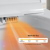 Smart Toilet With Bidet Seat Built In, Auto Open / Close Seat, Foot Sensor, LED Display - White - Image 8
