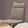 Dining Chair, Side, Upholstered For Dining Room, Contemporary & Modern (Set of 2) - Taupe - Image 10