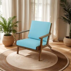 Connor - Lounge Chair - Sky Blue