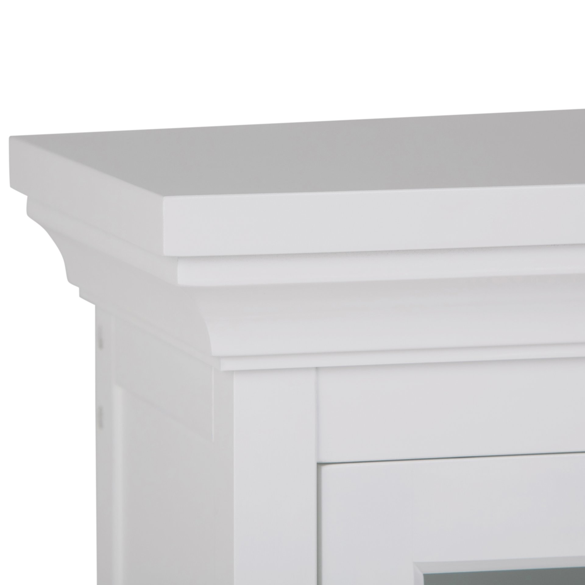 Avington - Two Door Wall Cabinet With Cubbies - Pure White - Image 2