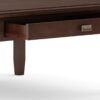 Artisan - Square Coffee Table - Russet Brown - Image 9
