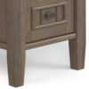 Lev - Narrow End Table - Smoky Brown - Image 6