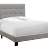 Full Size Bed, Upholstered, Transitional Stylish - Gray - Image 6