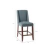 Brody - Wing Parson Counter Stool - Blue - Image 3