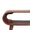 Amaya - Nordic Style Coffee Table - Caramel - Image 7