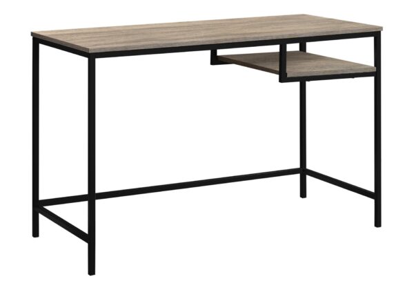 Computer Desk For Home Office, Laptop, Contemporary & Versatile Placement - Taupe