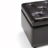 Hamilton - Storage Ottoman - Coffee Brown - Image 6