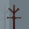 Free Standing Coat Rack 11 Hooks For Entryway - Cherry - Image 3