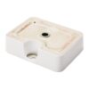 Rectangular Vessel Bathroom Sink 16" X 12" With Sleek Design - White - Image 8