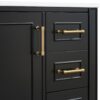 30" Bathroom Vanity Set With Soft Close Doors And Handles - Black - Image 18