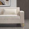 Aesthetic Sofas For Living Room, 3 Seater Couch With Classic Modern Appeal And Luxurious Soft Comfort - Beige - Image 6