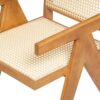 Chandigarh - Chic Arm Dining Chair Set (Set of 2) - Natural - Image 11