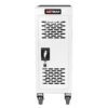 16 Bay Mobile School Charging Cart Station For Chromebook, Tablet And Laptop Computer With Power Strip Included - White - Image 11