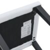 Elegant Dining Chairs (Set of 4) Comfortable & Versatile With Metal Legs - White / Black - Image 10