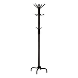 Free Standing Coat Rack 12 Hooks For Entryway - Black
