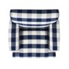 Alana Lawson - Accent Arm Chair Casters - Blue Lattice - Image 2