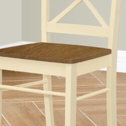 Dining Chair, Side, Dining Room, Transitional (Set of 2) - Cream
