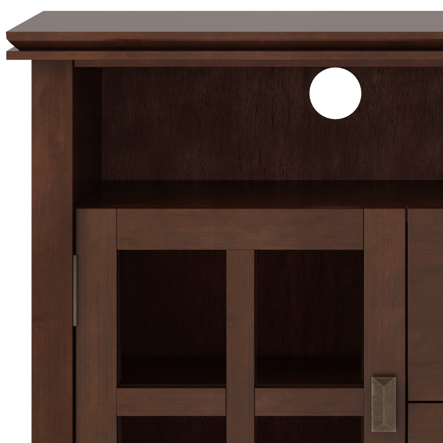 Artisan - TV Media Stand, Handcrafted - Russet Brown - Image 5