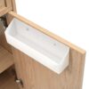 15.75" Bathroom Vanity With Reversible Resin Sink And Cabinet - Wood - Image 14