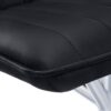 Dining Chair, Side, Upholstered For Dining Room, Contemporary Comfortable Seating (Set of 2) - Black - Image 8